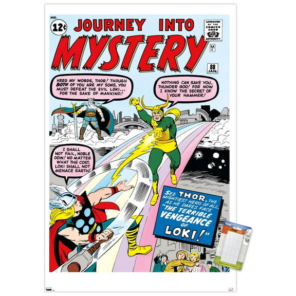 Marvel Comics - Loki - Journey Into Mystery #88 Wall Poster, 22.375" x 34"