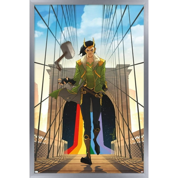 Marvel Comics - Loki - Loki #1 Wall Poster, 14.725" x 22.375", Framed