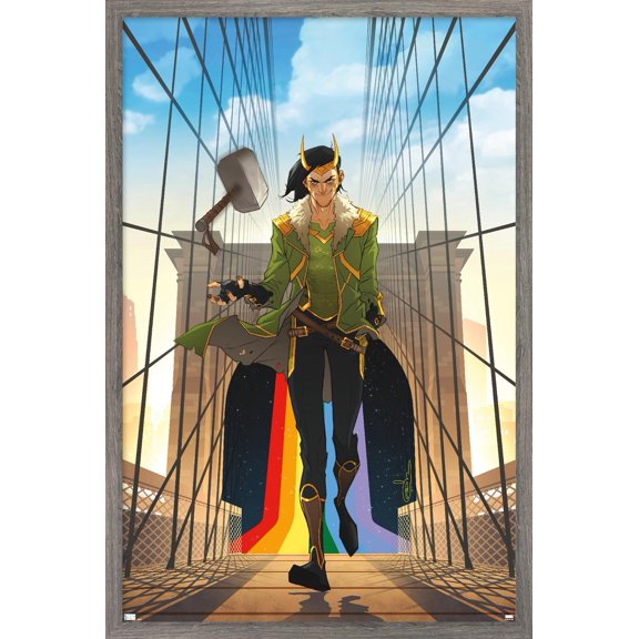 Marvel Comics - Loki - Loki #1 Wall Poster, 22.375" x 34", Framed