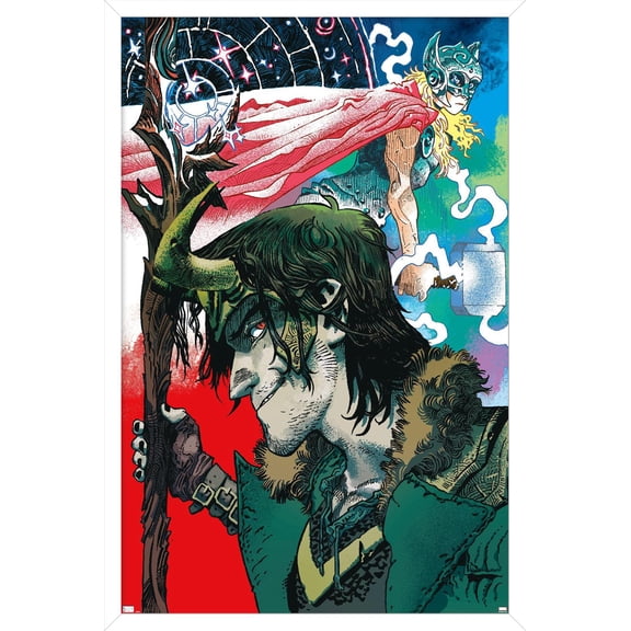 Marvel Comics - Loki - Mighty Thor #2 Wall Poster, 22.375" x 34", Framed