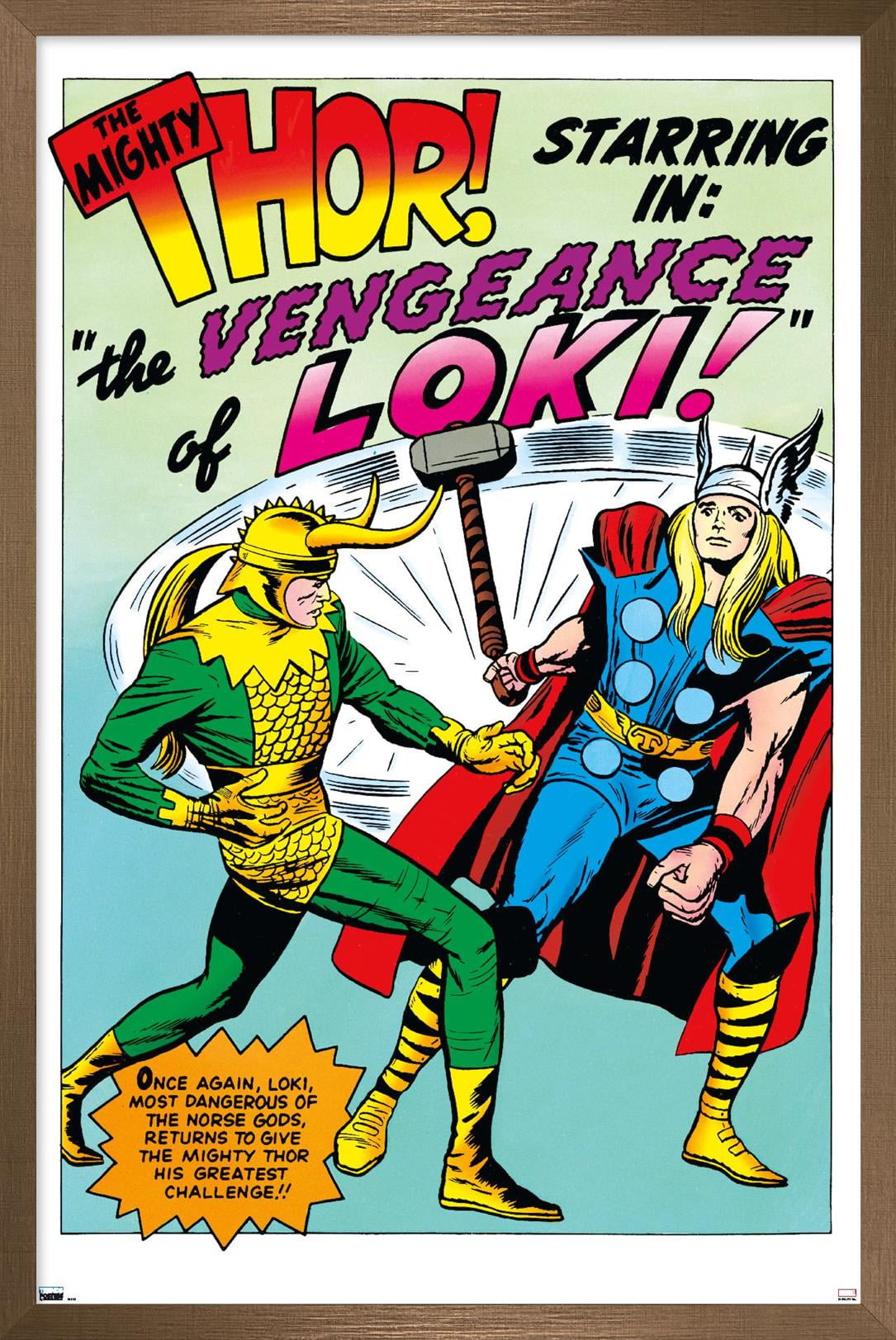 Marvel Comics - Loki - The Might Thor Wall Poster, 14.725