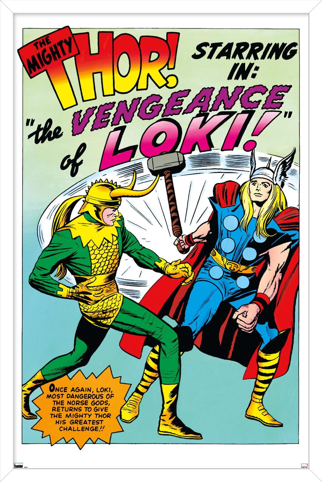 Marvel Comics - Loki - The Might Thor Wall Poster, 14.725