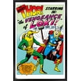 thumbnail image 1 of Marvel Comics - Loki - The Might Thor Wall Poster, 22.375" x 34", Framed, 1 of 3