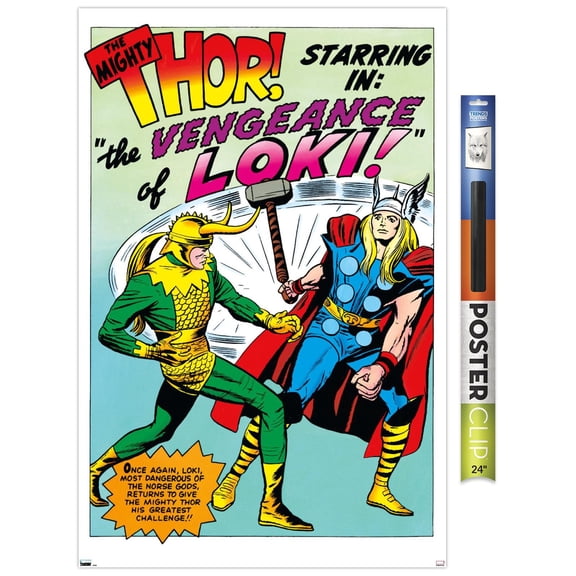 Marvel Comics - Loki - The Might Thor Wall Poster, 22.375" x 34"