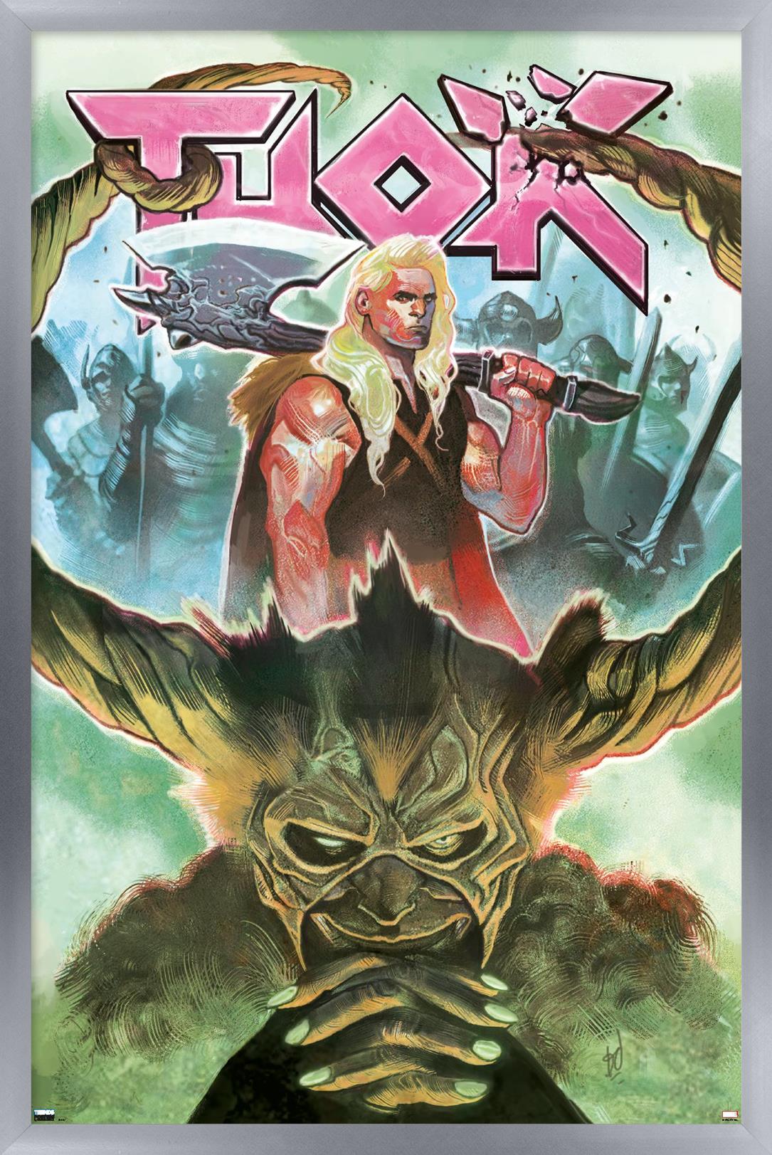 Marvel Comics - Loki - Thor #7 Wall Poster, 14.725" x 22.375", Framed