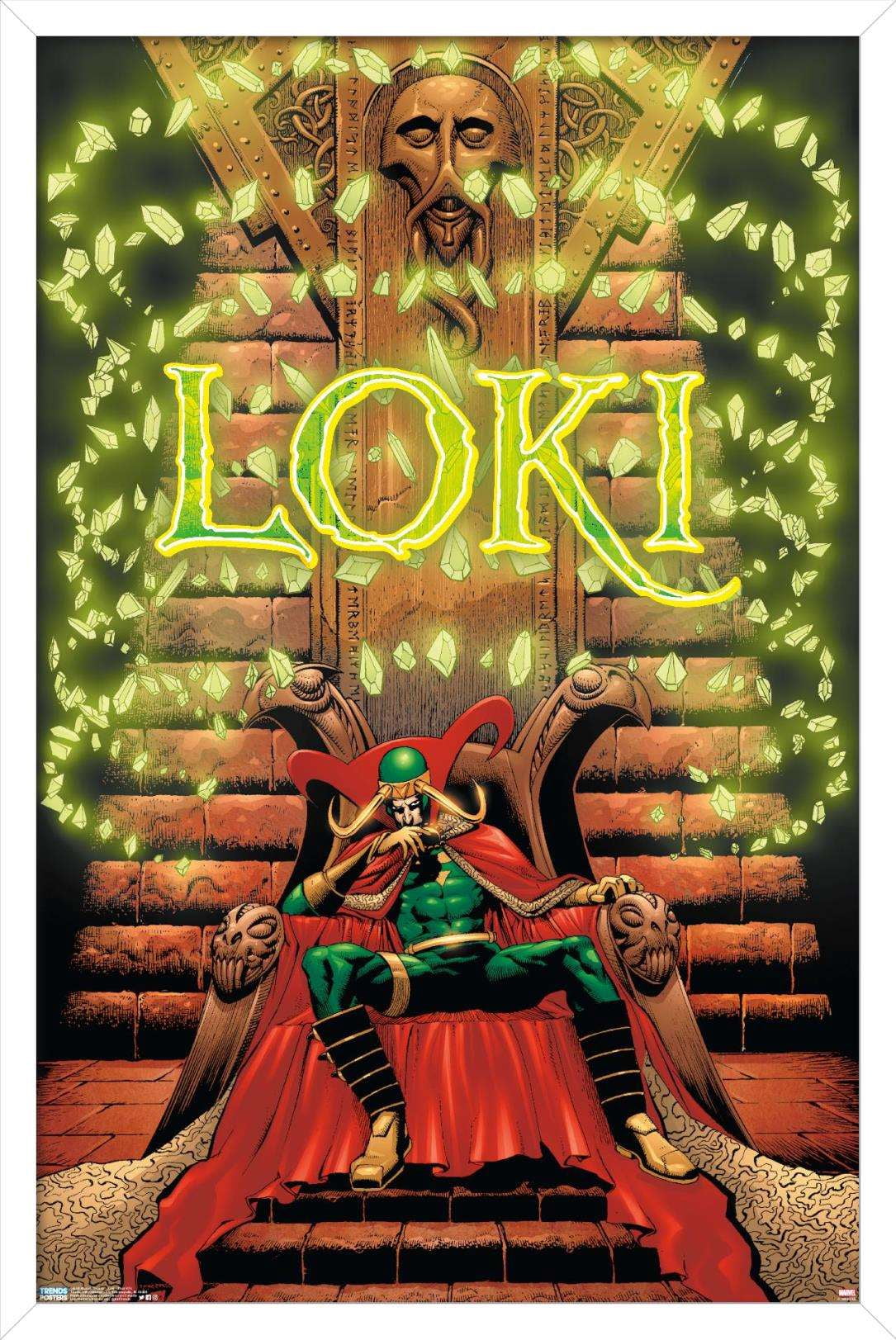 Marvel Comics - Loki - Thor #74 Wall Poster, 22.375" x 34", Framed