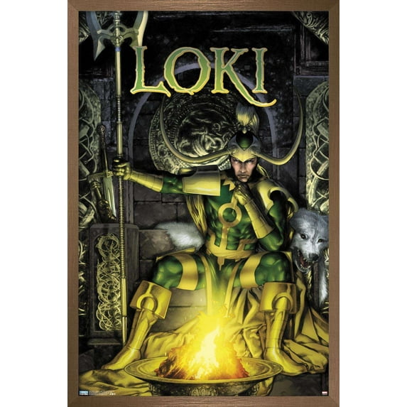 Marvel Comics - Loki - Thor: First Thunder #2 Wall Poster, 14.725" x 22.375", Framed