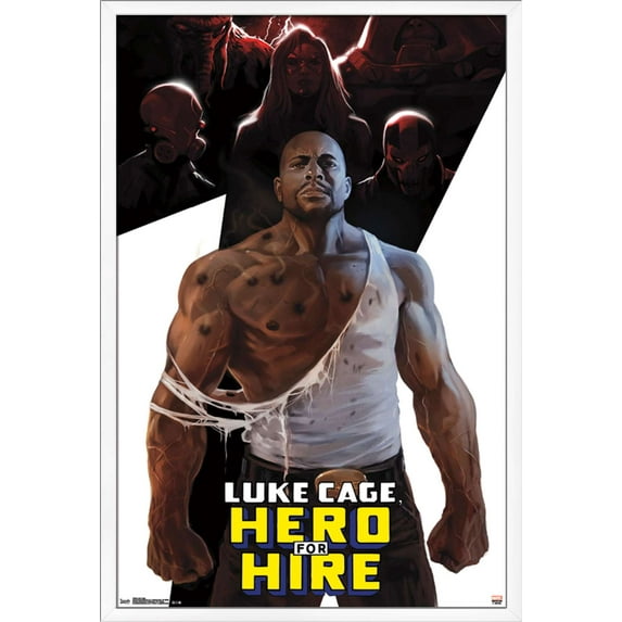 Marvel Comics - Luke Cage Wall Poster, 22.375" x 34", Framed