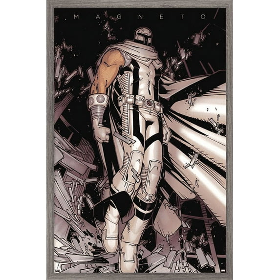 Marvel Comics - Magneto - Floating Wall Poster, 22.375" x 34", Framed