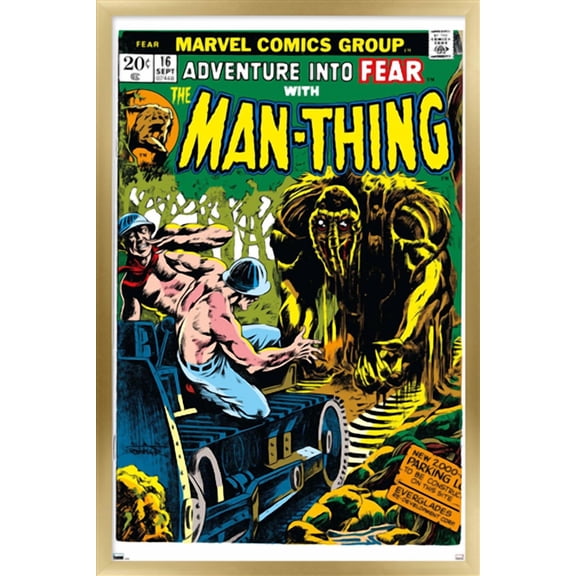 Marvel Comics: Man-Thing #16 Wall Poster, 22.375" x 34" Framed