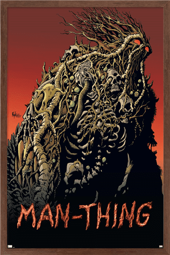 Marvel Comics: Man-Thing #2 Wall Poster, 14.725" x 22.375" Framed