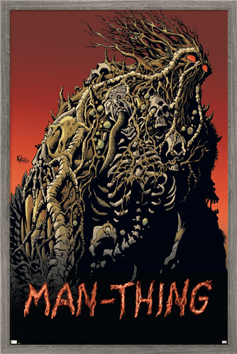 Marvel Comics: Man-Thing #2 Wall Poster, 14.725" x 22.375" Framed