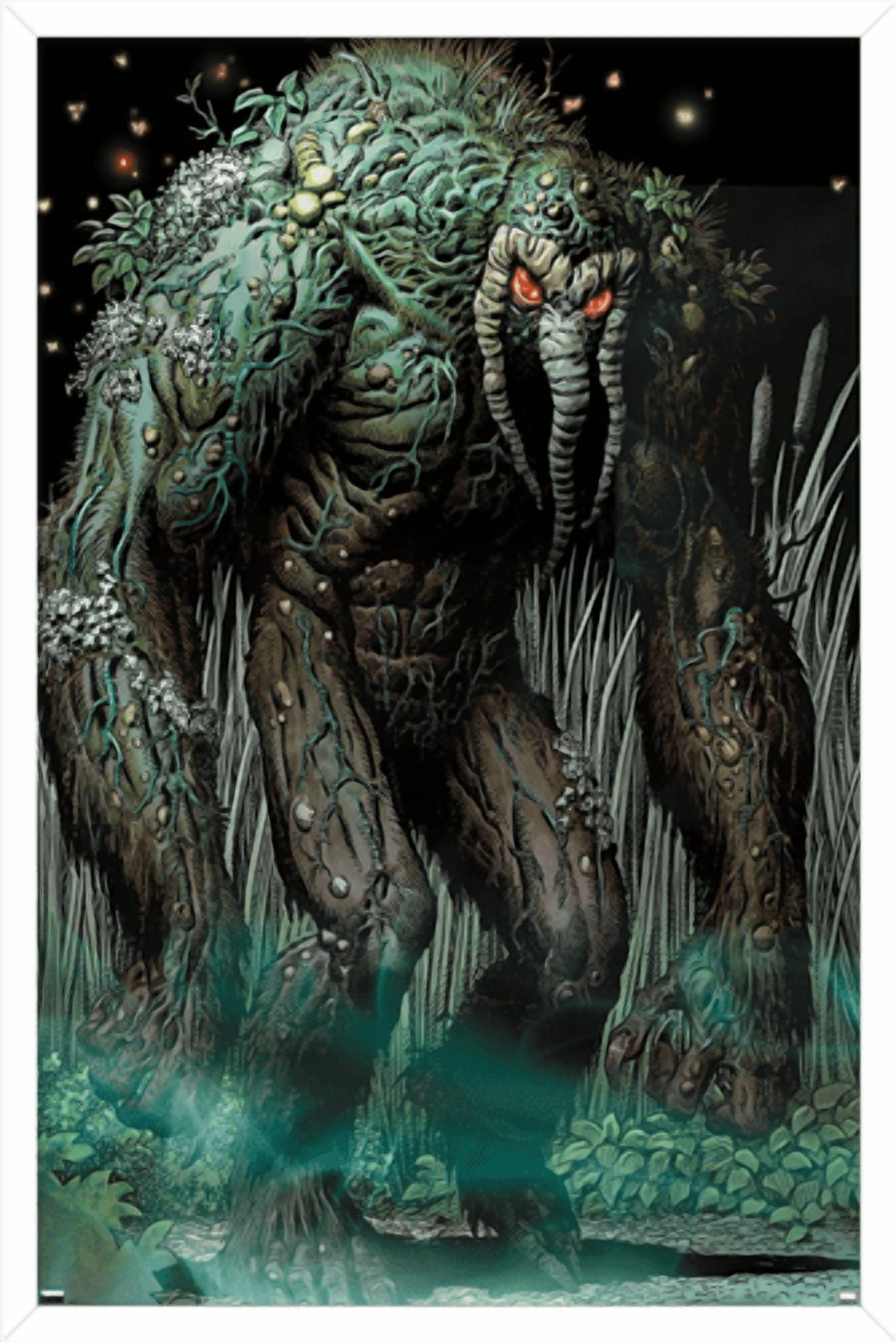 Marvel Comics: Man-Thing: Thunderbolts #154 Wall Poster, 14.725" x 22.375" Framed
