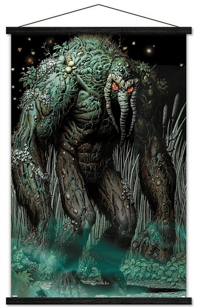 Marvel Comics: Man-Thing: Thunderbolts #154 Wall Poster with Magnetic Frame, 22.375" x 34"