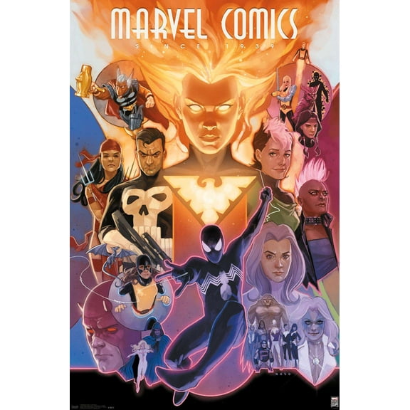 Marvel Comics - Marvel 80th Anniversary - Celebration Wall Poster, 14.725" x 22.375"