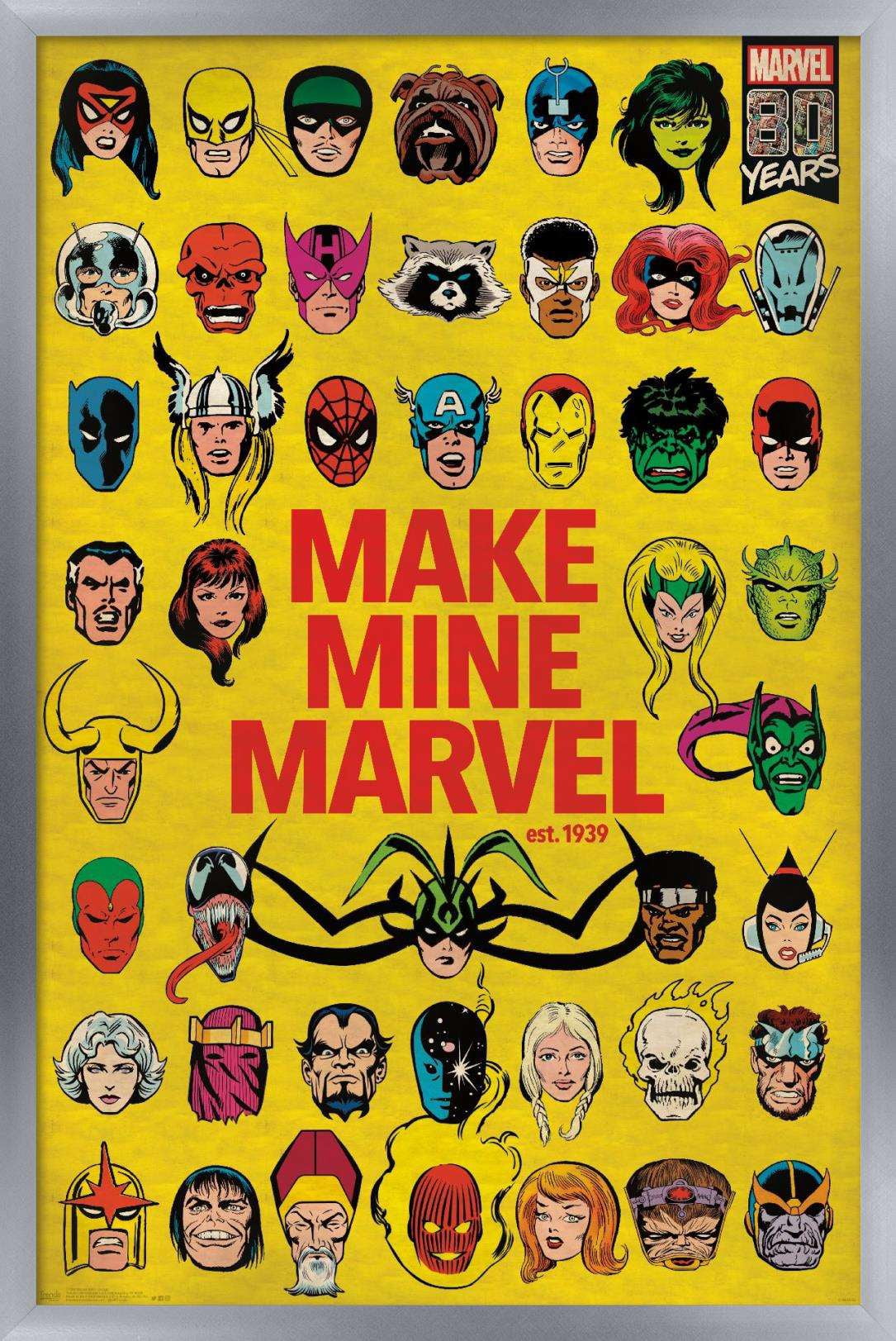 Marvel Comics - Marvel 80th Anniversary - Group Wall Poster