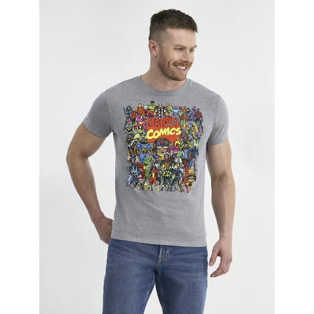 Marvel Comics Men's & Big Men's Cotton Graphic Tee, Sizes S-3XL