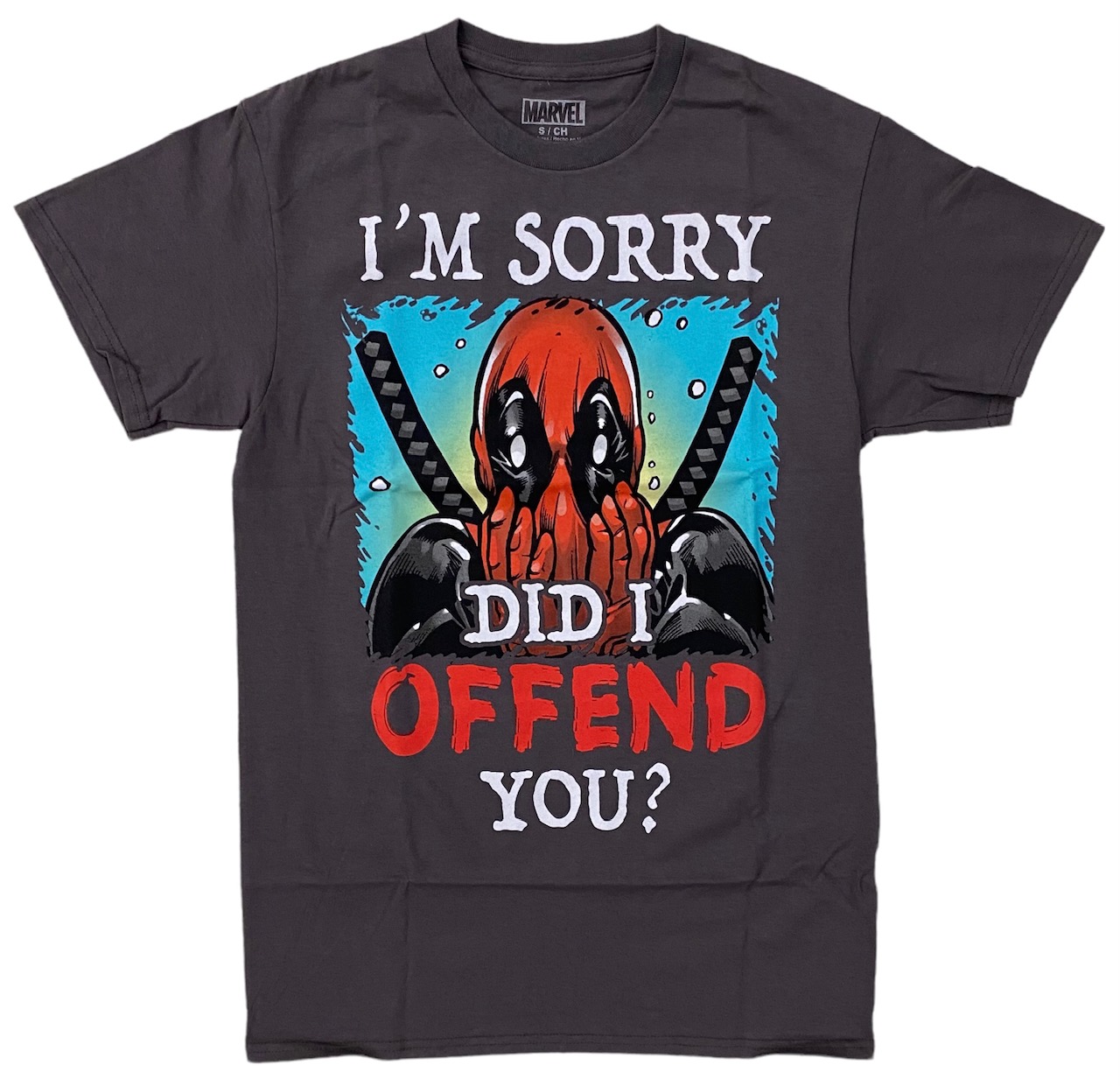 Marvel Comics Men's Officially Licensed Deadpool I'm Sorry Did I Offend ...