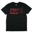 thumbnail image 1 of Marvel Comics Men's Red Brick Fading To Dust Logo Graphic Print T-Shirt, 1 of 5