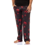 Marvel Comics Men's Spider-Man Movie Logo Adult Sleep Lounge Pajama