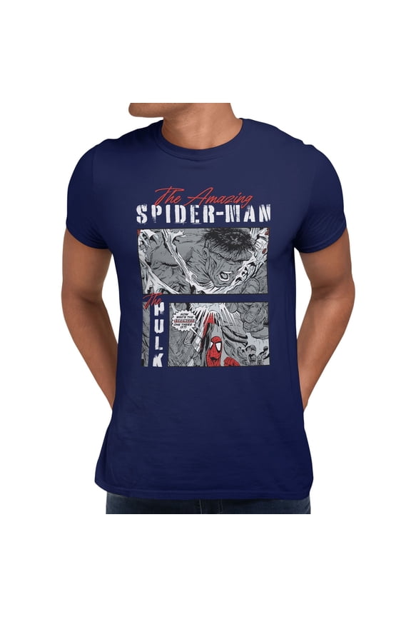 Comics Strongest One There Is Men's T Shirt (Navy, S-3XL)
