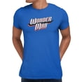 thumbnail image 1 of Marvel Comics Wonder Man Slant Text Men's T Shirt (Royal, S-3XL), 1 of 4
