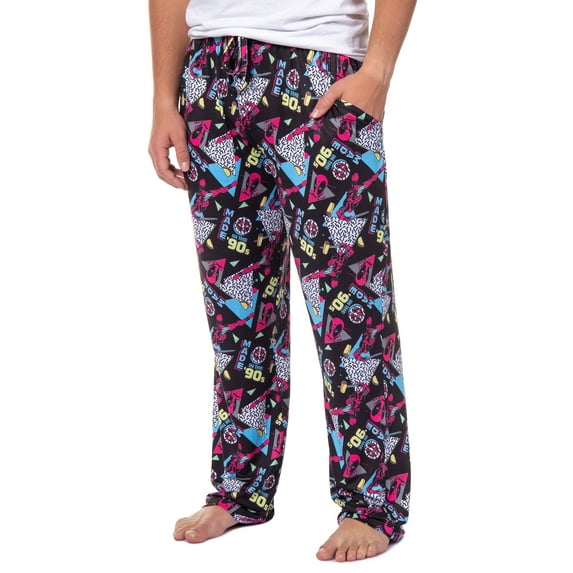 Marvel Comics Mens' Deadpool Retro Made In The '90s Sleep Pajama Pants