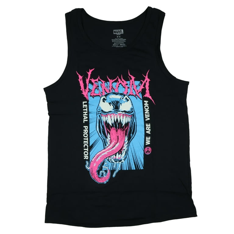 Marvel Comics Mens Sleeveless T Shirt Spider Man Venom