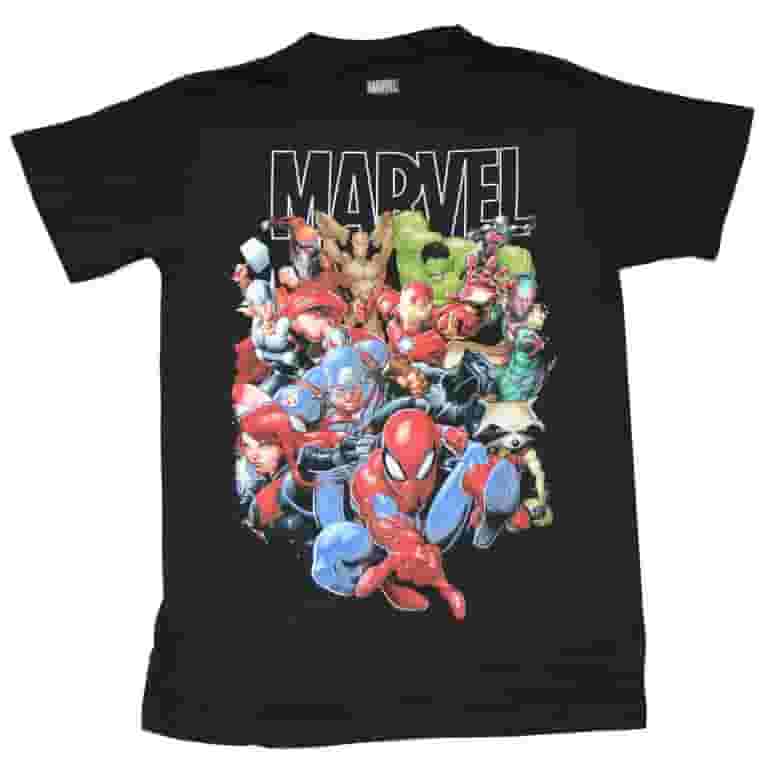 Black Panther Cast T-Shirt Adult Black Panther Cast T-Shirt Adult