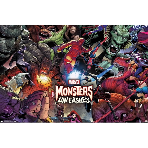 Marvel Comics - Monsters Unleashed Wall Poster, 22.375" x 34"