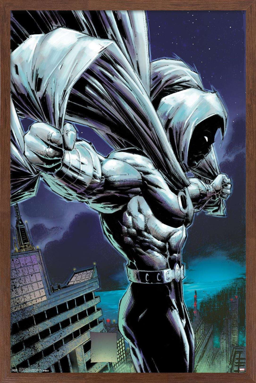 Marvel Comics - Moon Knight - Cover #10 Wall Poster, 14.725" x 22.375", Framed