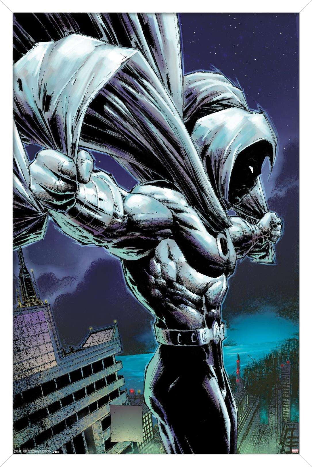 Marvel Comics - Moon Knight - Cover #10 Wall Poster, 14.725" x 22.375", Framed