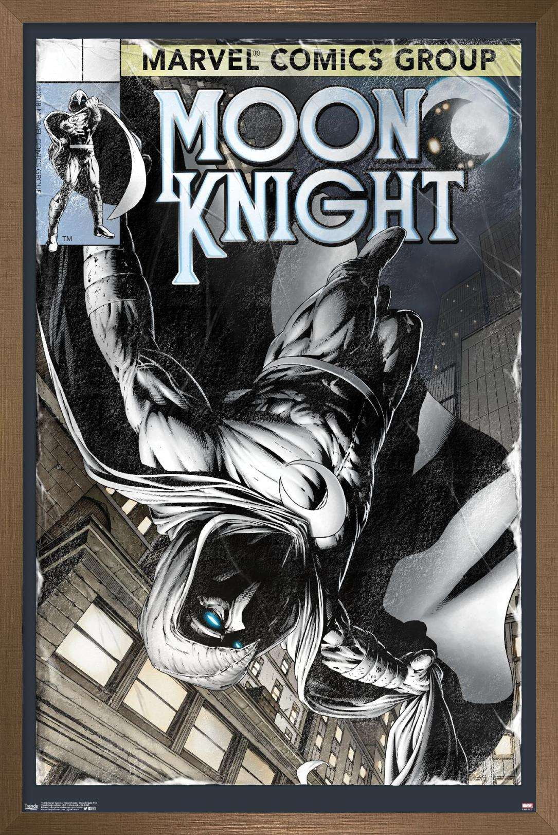 Marvel Comics - Moon Knight - Moon Knight #194 Wall Poster, 14.725" x 22.375", Framed