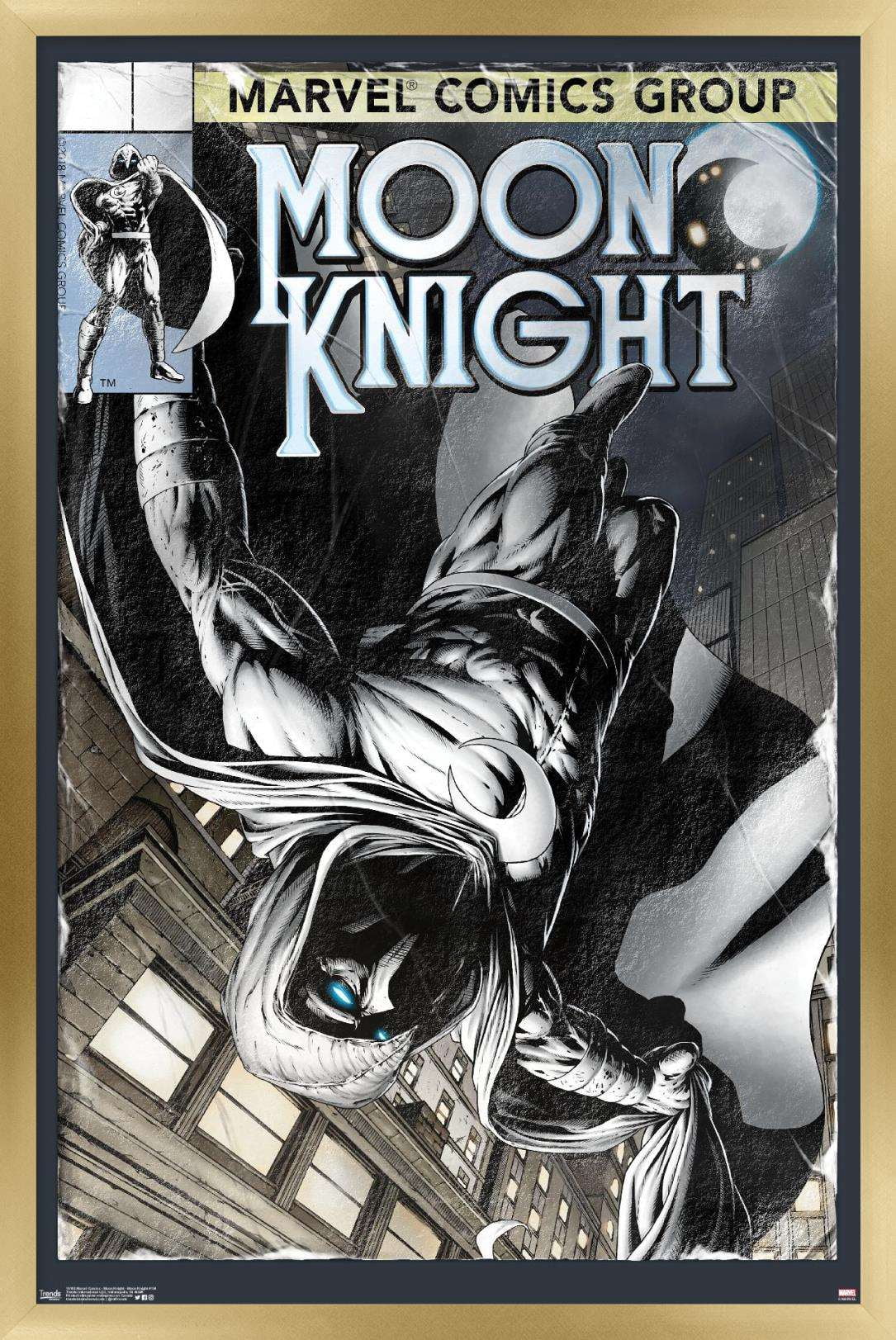 Marvel Comics - Moon Knight - Moon Knight #194 Wall Poster, 14.725" x 22.375", Framed