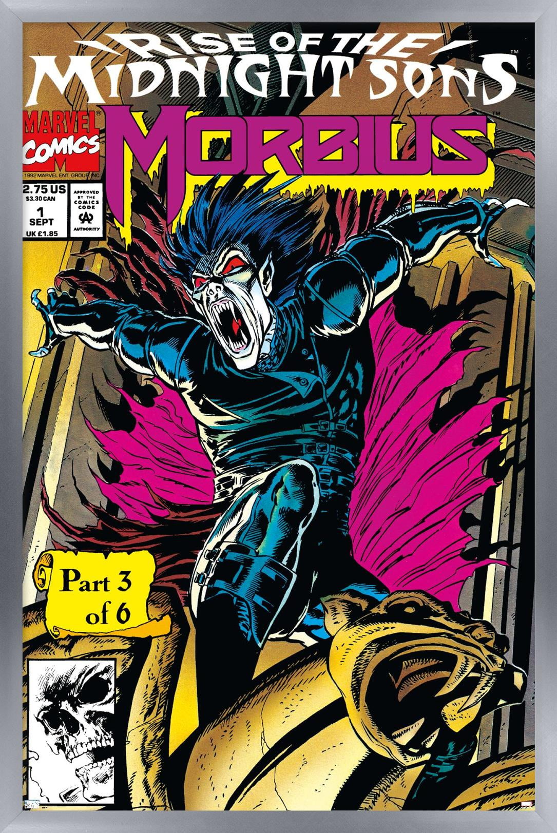 Marvel Comics - Morbius - Morbius #1 Wall Poster, 22.375" x 34", Framed