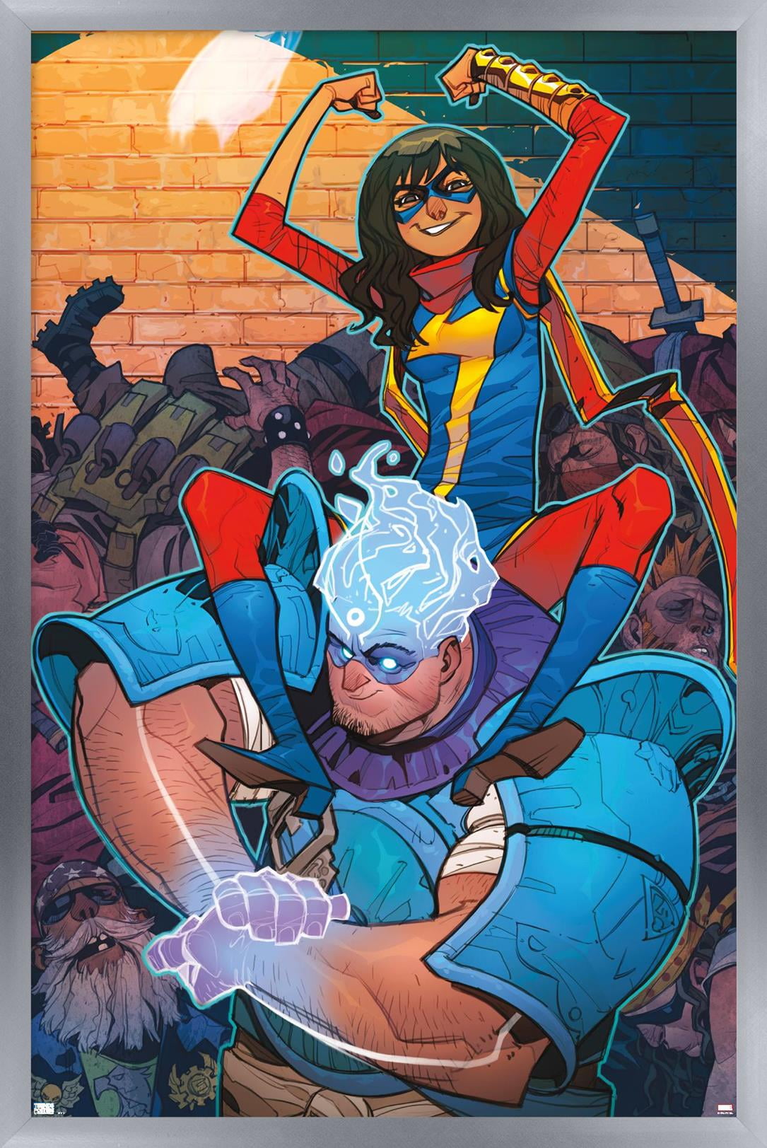 Marvel Comics - Ms. Marvel - Magnificent Ms. Marvel #13 Wall Poster, 22.375" x 34", Framed