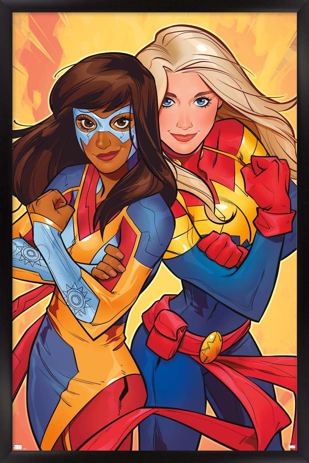 Marvel Comics - Ms. Marvel - Marvel Team-Up #5 Wall Poster, 14.725" x 22.375", Framed