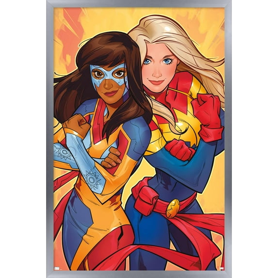 Marvel Comics - Ms. Marvel - Marvel Team-Up #5 Wall Poster, 14.725" x 22.375", Framed