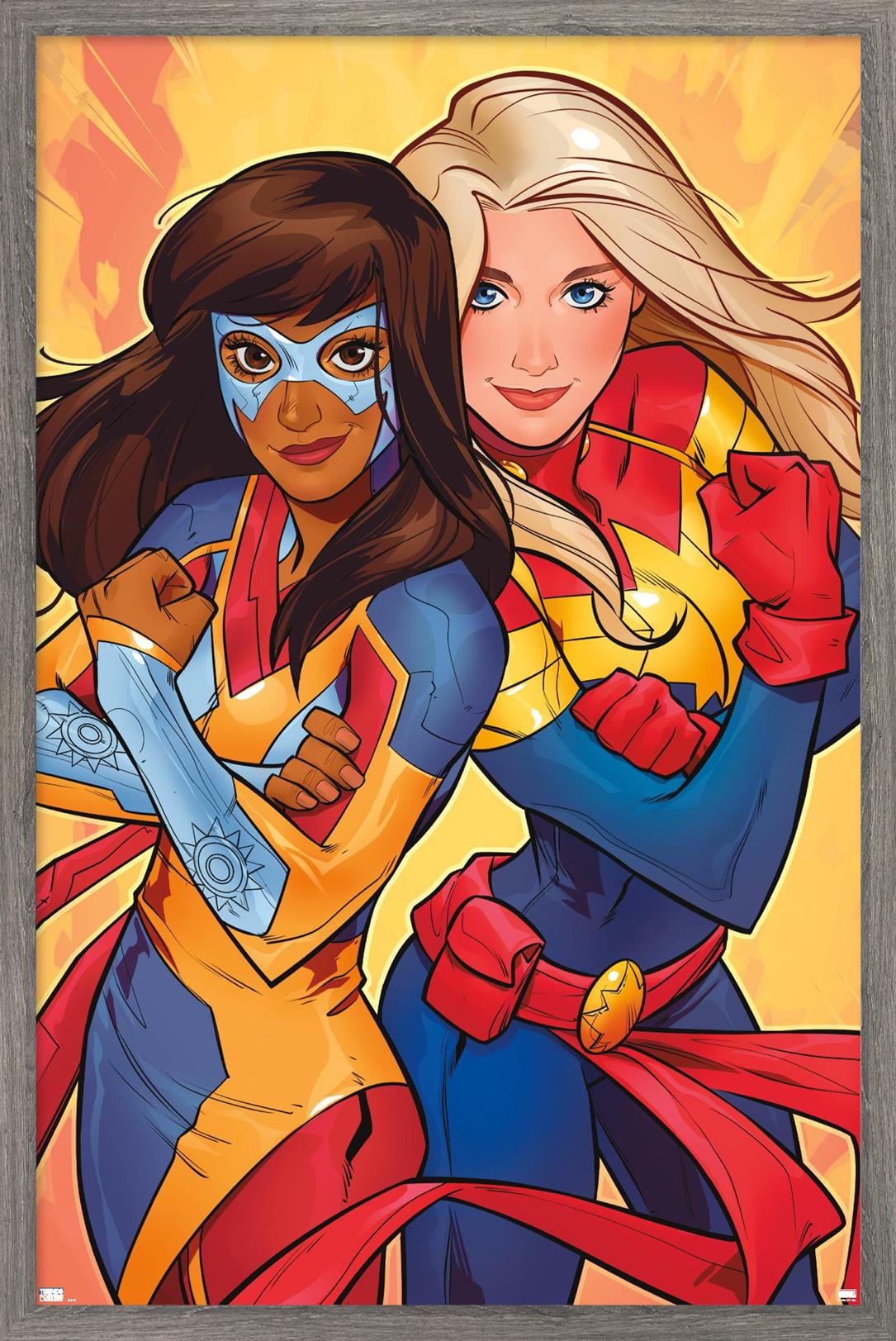 Marvel Comics - Ms. Marvel - Marvel Team-Up #5 Wall Poster, 22.375" x 34", Framed