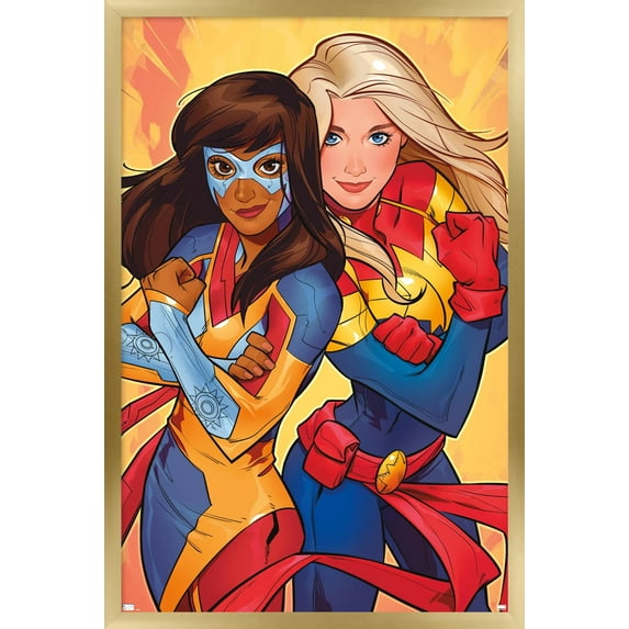 Marvel Comics - Ms. Marvel - Marvel Team-Up #5 Wall Poster, 22.375" x 34", Framed