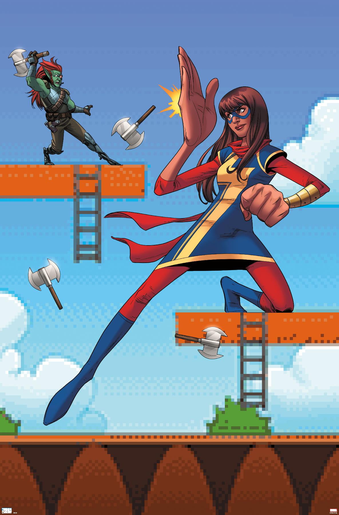 Marvel Comics - Ms. Marvel - Ms. Marvel #15 Wall Poster, 14.725" x 22.375"