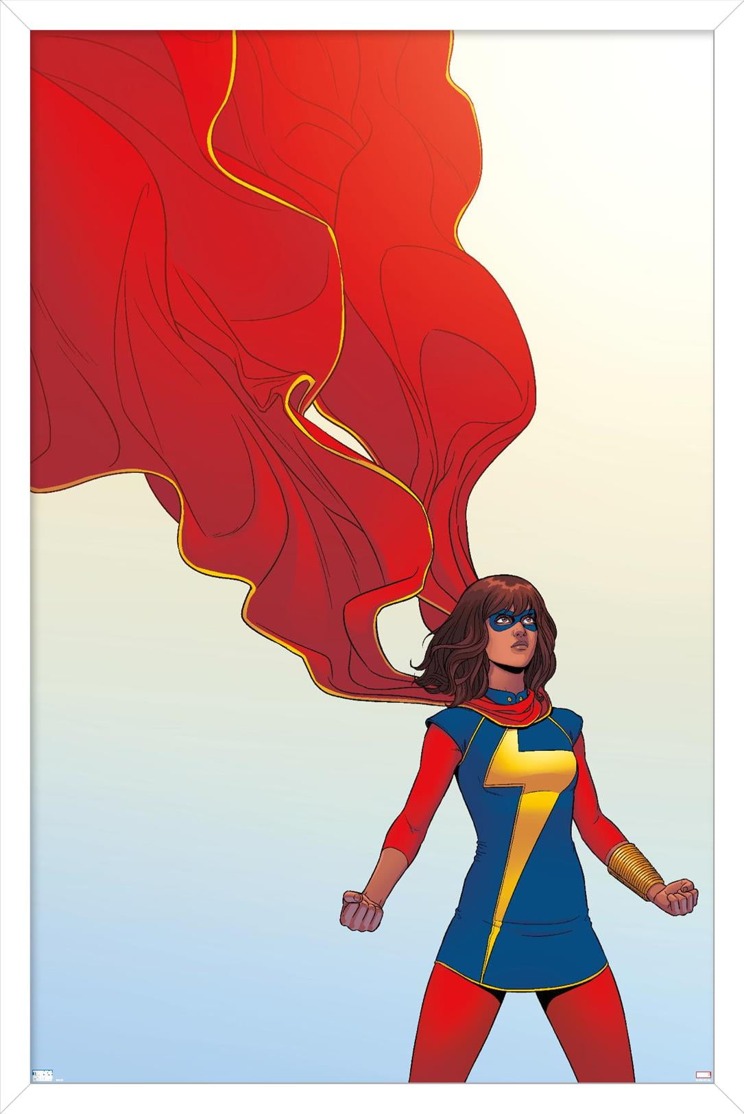 Marvel Comics - Ms. Marvel - Ms. Marvel #3 Wall Poster, 14.725" x 22.375", Framed