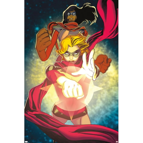 Marvel Comics - Ms. Marvel - Ms. Marvel & Ms. Marvel #1 Variant Wall Poster, 22.375" x 34"