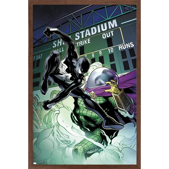 Marvel Comics - Mysterio - Symbiote Spider-Man #5 Wall Poster, 14.725" x 22.375", Framed