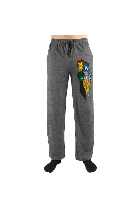 Marvel Comics Original Avengers Print Men's Sleepwear Sleep Pants Gift Medium