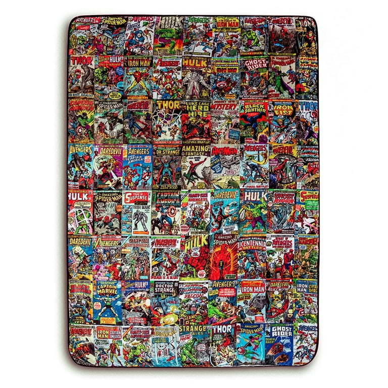 Marvel Comics Super Plush Silky Soft Comfy Throw Blanket 100 Silky Touch Polyester 54 x 72 Inches Walmart