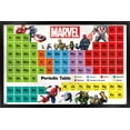 thumbnail image 1 of Marvel Comics - Periodic Table of Marvel Wall Poster, 14.725" x 22.375", Framed, 1 of 3