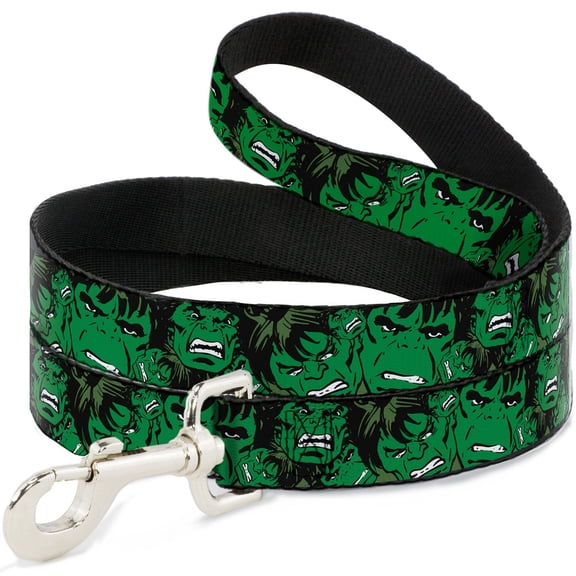 Marvel Comics Pet Leash, Dog Leash, The Hulk Stacked, 4 Feet Long 1.0 Inch Wide
