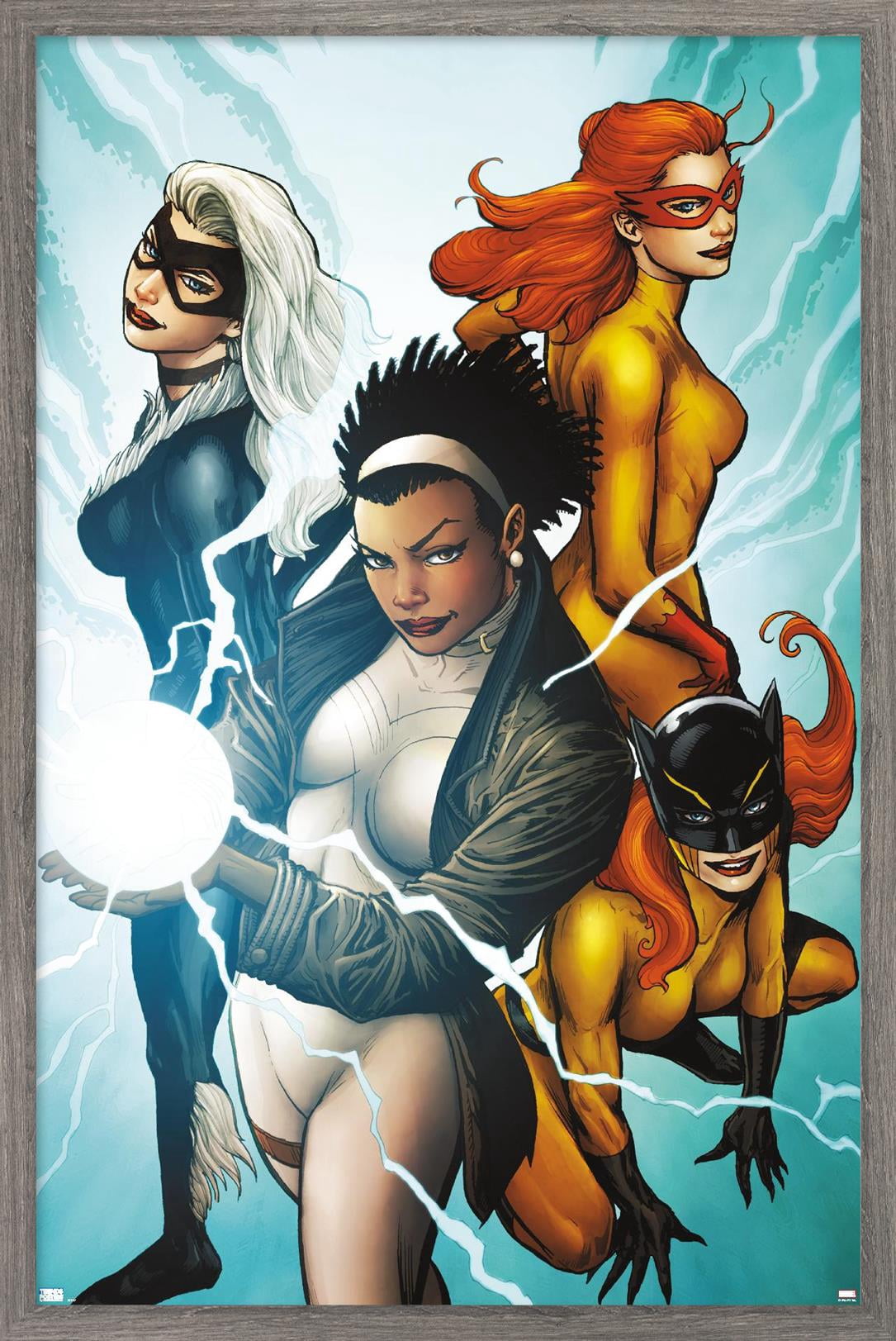 Marvel Comics - Photon - Avengers West Coast #45 Wall Poster, 14.725" x 22.375", Framed