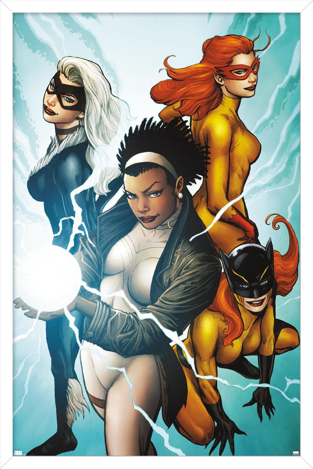 Marvel Comics - Photon - Avengers West Coast #45 Wall Poster, 22.375" x 34", Framed